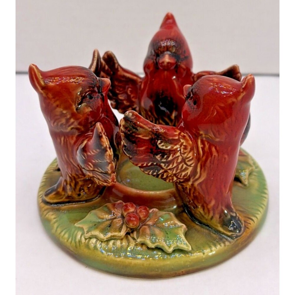 Tii Collections Ceramic Cardinal Circle Pillar Candle Holder Transpac C8545